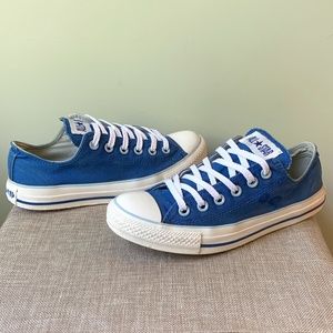 blue shoes